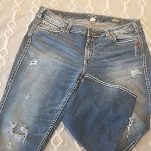 Silver Jeans Twisted Bootcut Sz 22 / 33"L